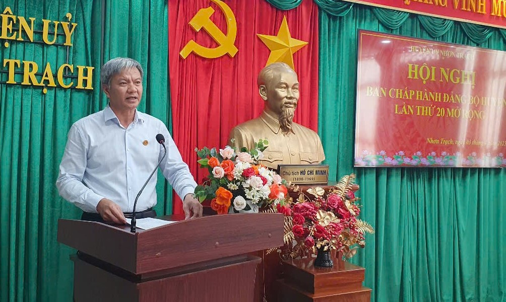 Hội nghị Ban Chấp hành Đảng bộ huyện lần thứ 20 (mở rộng)